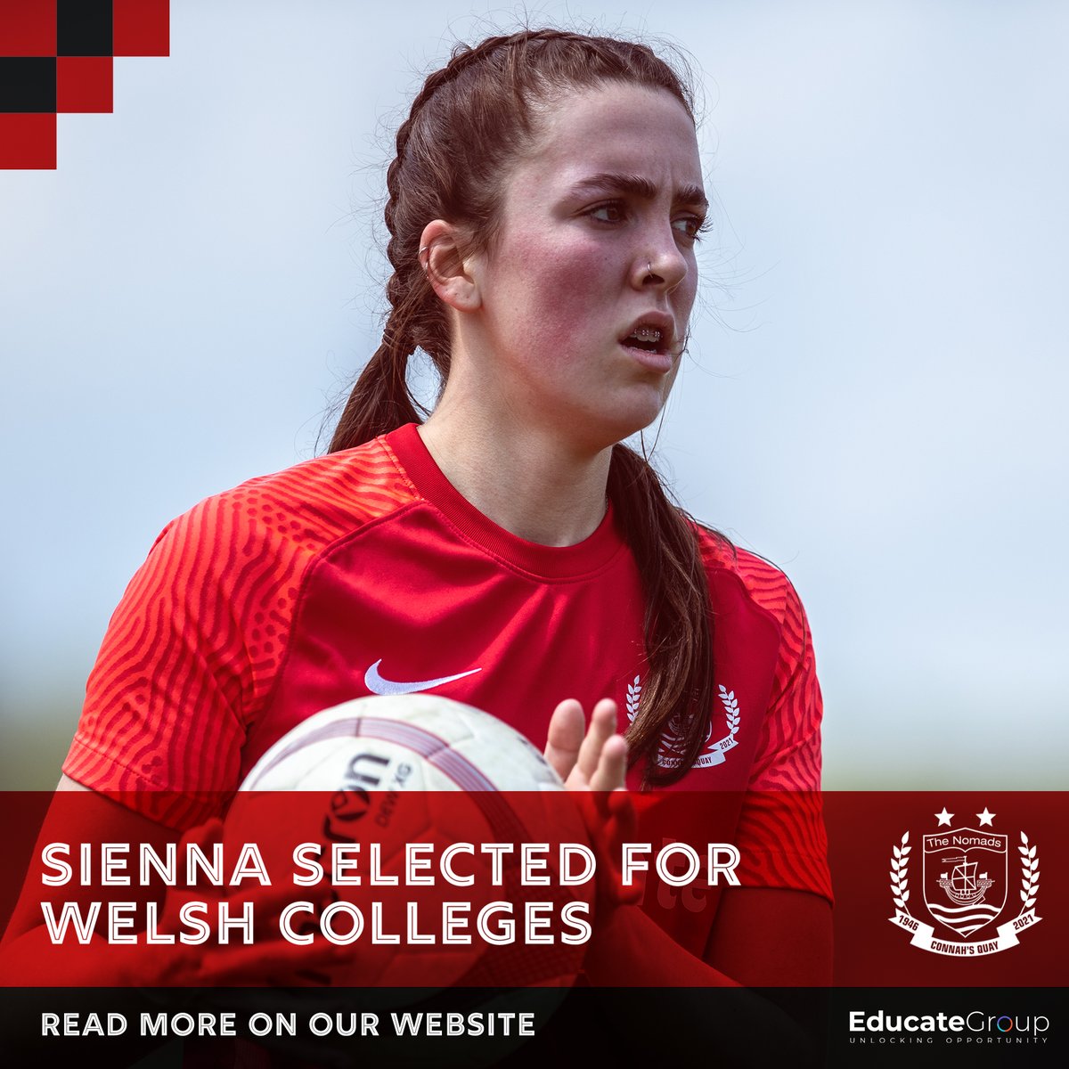 👏🏻👏🏻

Sienna selected for <a href="/CPDColegauCymru/">Welsh Colleges FA</a> 

Read more at the-nomads.co.uk/news/article.p…