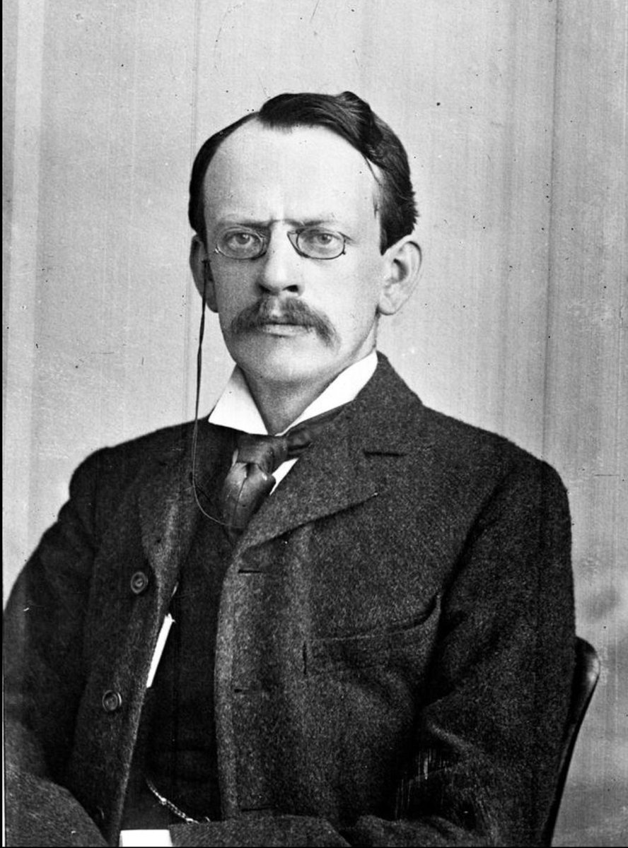 Happy 166th birthday J.J. Thomson! 
Born #otd in 1856, Thomson’s research in #Cambridge lead to the discovery of the electron. 
Here’s a photo from 1890 taken at the Cavendish Laboratory, shortly after he became the 3rd Cavendish Professor. 
#physics #quantum