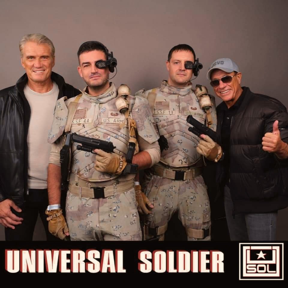 Watch the Universal Soldiers Q&A video ▶️ youtu.be/l8lm_G65xRk

#jcvd #vandamme #jeanclaudevandamme #dolphlundgren #universalsoldier #unisol #fortheloveofscifi #scifi