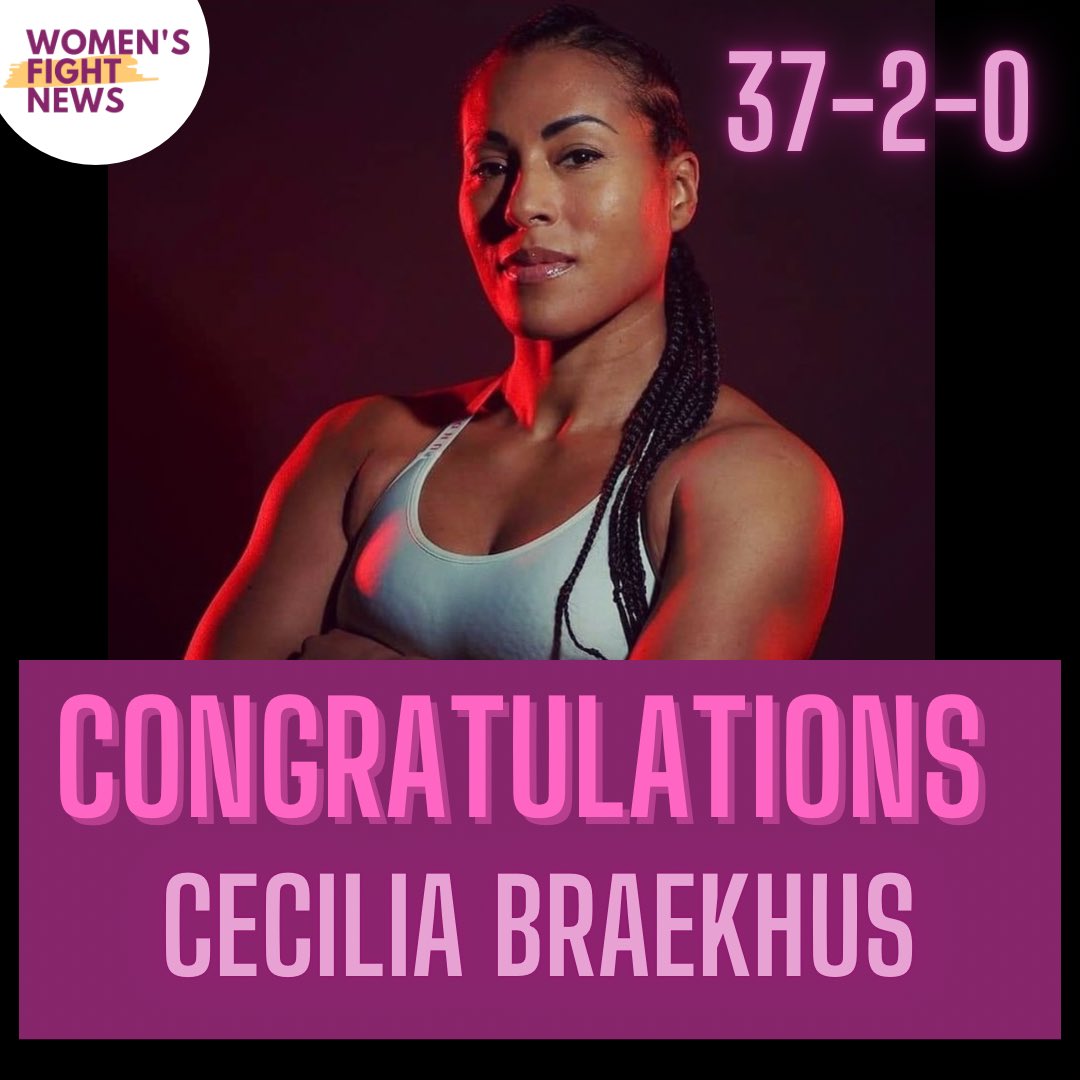 Women’s Fight News on Twitter: "Congratulations @1LadyCecilia 🇳🇴 on ...