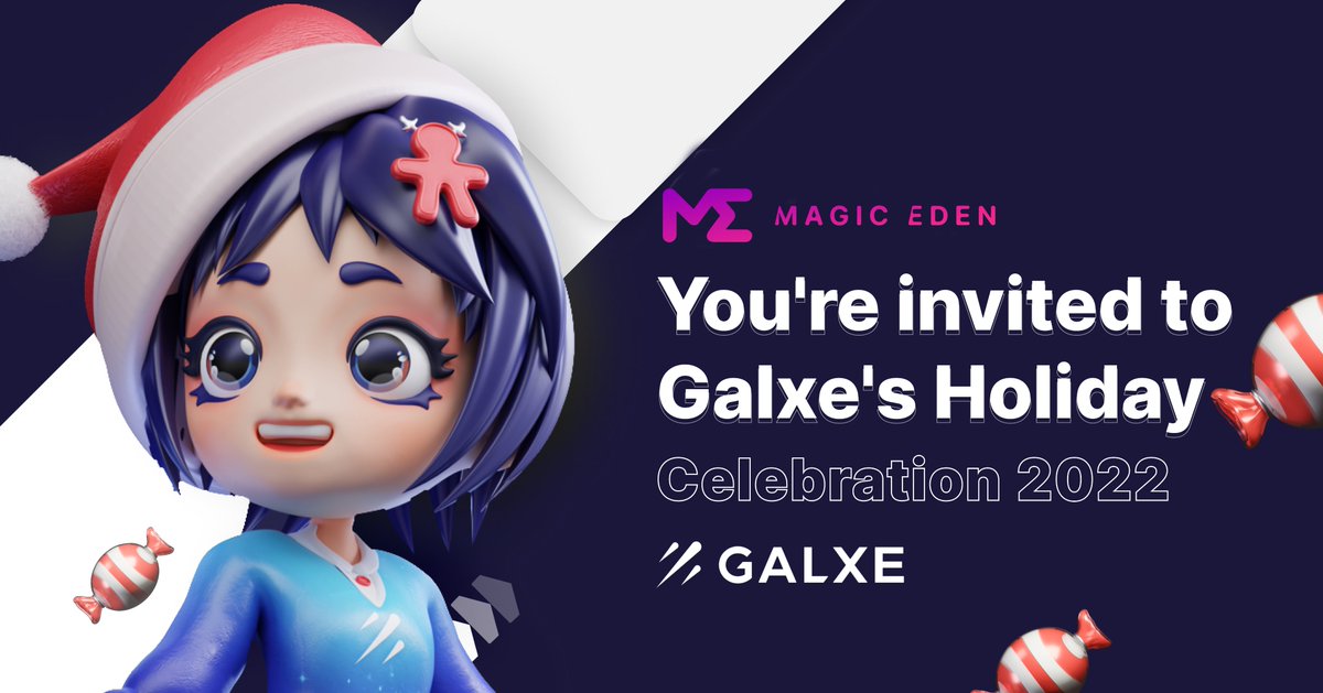 @ShopMoso #GalxeHoliday2022 Night 7 tasks from Magic Eden 🎄 - Follow @MagicEden - Retweet this Tweet Unlock one Mystery Box with Holiday Item! gal.xyz/Holiday2022Mag…