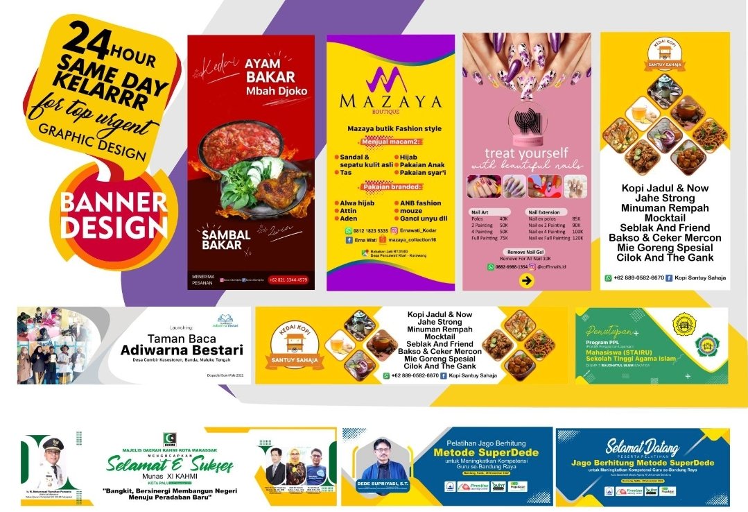Karaidnp's tweet photo. Jualan jasa design, FEE SEIKLASNYA. Layanan 24 Jam, untuk design urgent bisa dibuat dalam hitungan jam. Terima kasih untuk sahabat2 yang membantu promo, Tuhan yg membalas, diberi rejeki, diberi sehat &amp; sukses di usaha dan pekerjaan, amin...🙏🙏🙏 WA 0812 5205 8406 https://t.co/hYXibAnolp