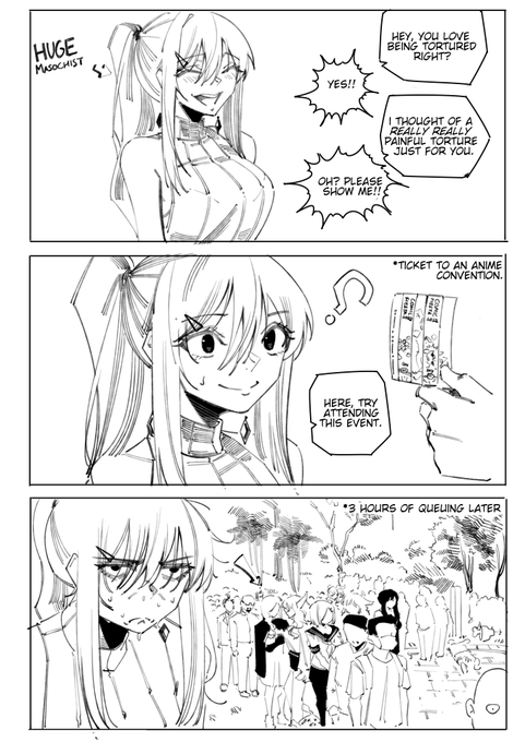 Sends Sayaka to the Comic Fiesta 2022 