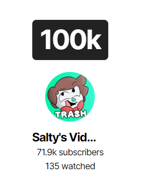 BingoScringo's tweet photo. .@saltydkdan I watched 135 videos on your vod channel this year
I can only imagine how many of those were just VODs
Oh boy https://t.co/3w6KnsWTck