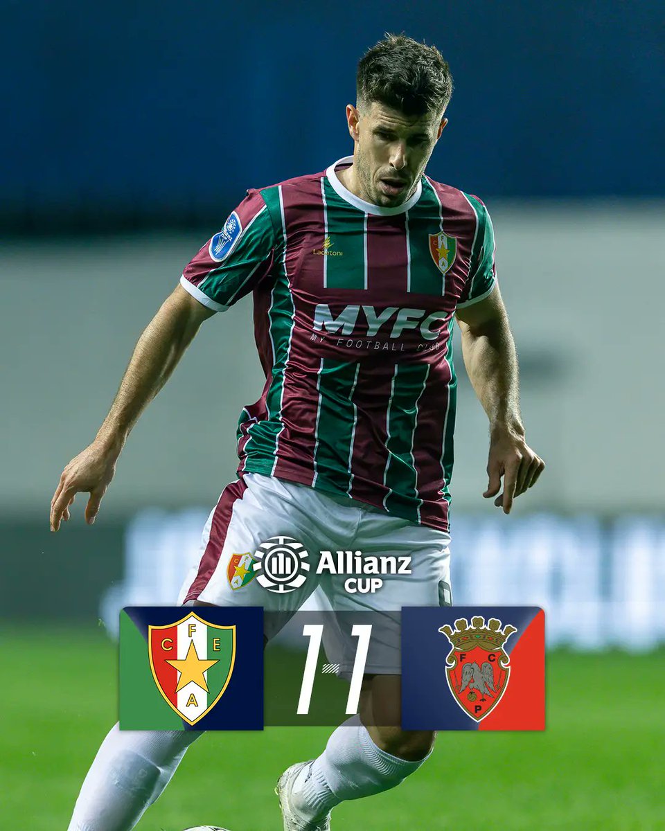 estrela_amadora's tweet photo. 🏆 Copa de la Liga 🇵🇹 3ª Jornada ⚽️ Grupo C

Final en el 🏟️ Dr. Magalhães Pessoa con nuestro equipo a dejar escapar la victoria en el min 96 regalándole un gol al contrario.

CF Estrela da Amadora 1 🆚 FC Penafiel 1
⚽️Regis Ndo 69'

#Fútbol #Portugal #Amadora #Estrela #AllianzCup https://t.co/d0N0CmOcAE
