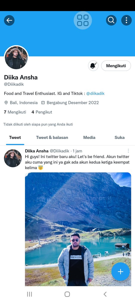 RischaDany's tweet photo. @Diiikadik done yaa bang, lonceng pun aku nyalain low 👍🏻😁 https://t.co/5VkFErq4Qq