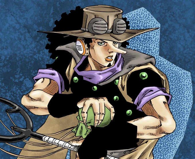 #ONEPIECE × #jojo GOD USOPP-JoJo's Bizarre Adventure Style 