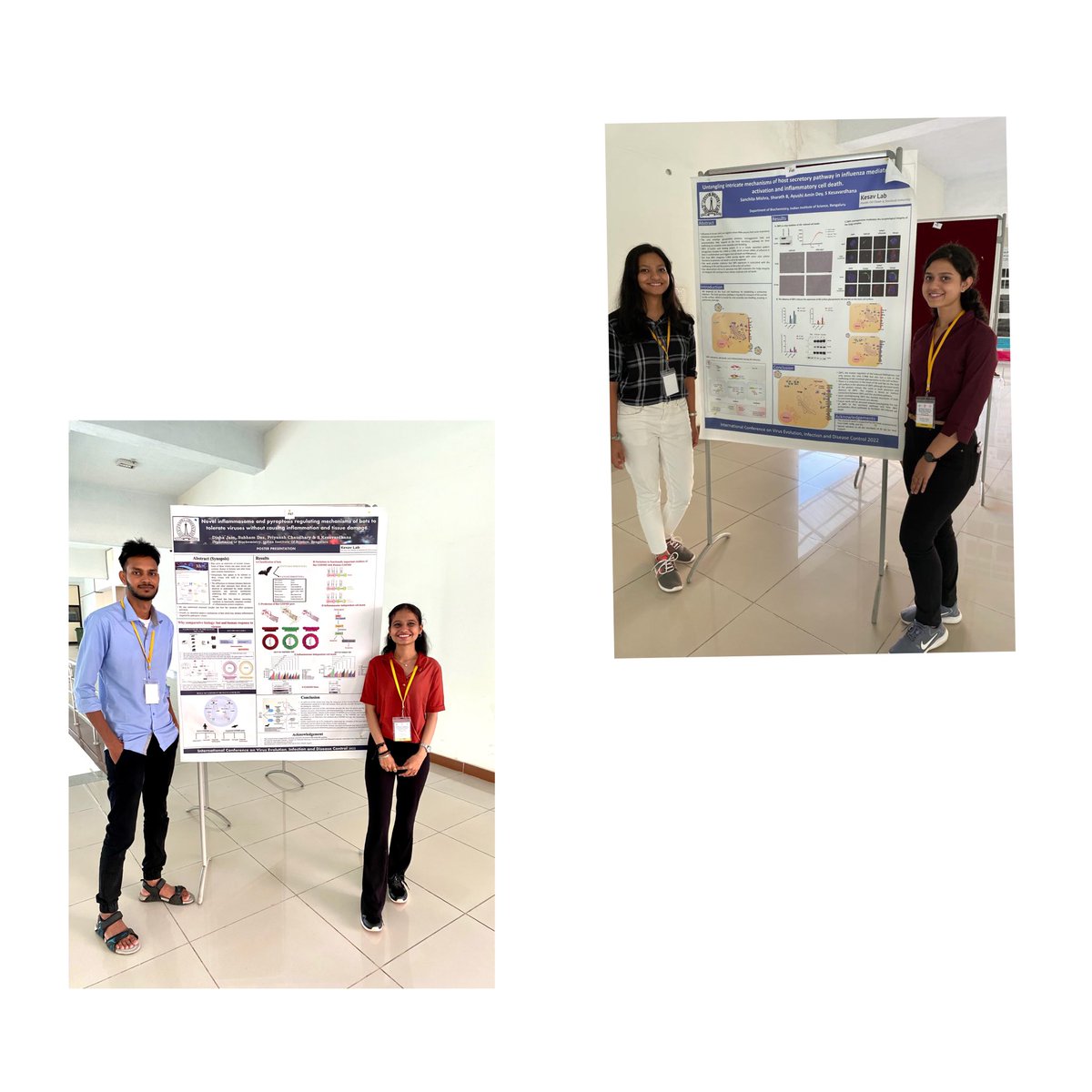 Disha__dak's tweet photo. Attended the International conference on virus evolution,infection and disease control 2022 held by the University of Hyderabad. It was a wonderful and enlightening experience.@keshu_VRimmCh @SanchitaMishr20 @subhamd30623079 https://t.co/vPpU1jD1bT