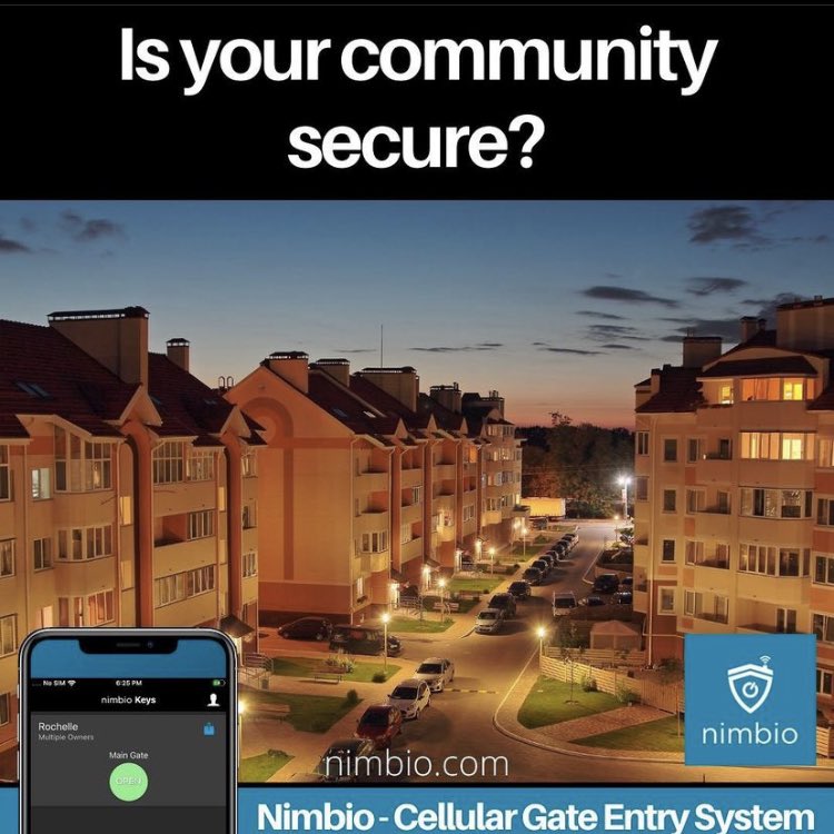 Maybe it's time to rethink your community's security features?

With Nimbio, your residents will have convenience, security, and ease-of-use, as well as access to the latest features in security technology. bit.ly/39QIata
.

.

.

#apartment #apartmentliving #safety #fyp