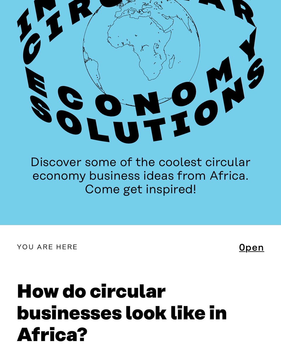 ArenaRecycling's tweet photo. We are honored to be one of 12 Inspiring circular Economy solutions that were selected to show case during THE WORLD CIRCULAR ECONOMY SUMMIT 2022 which was held in Kigali,Rwanda on 6-8 December 2022.
@SitraFund @WCEF2022 https://t.co/oxYYy6imuC