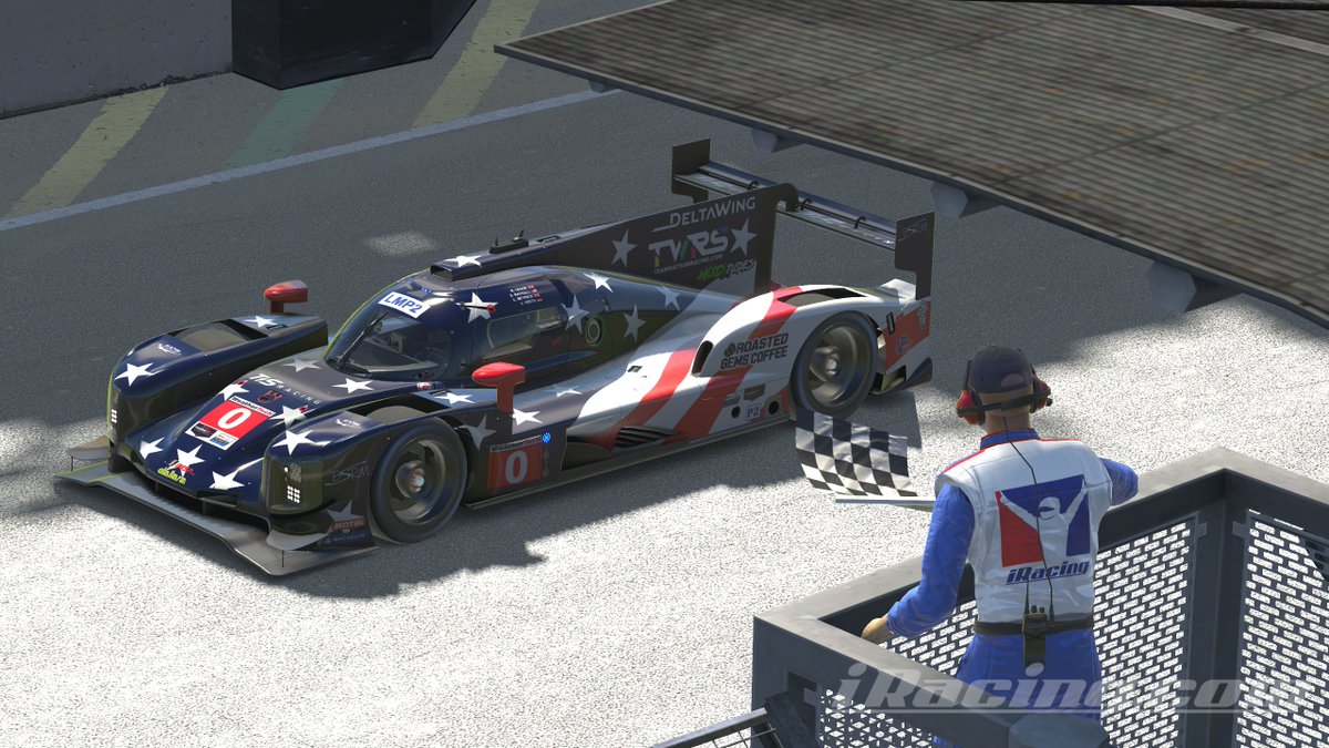 Keech14K's tweet photo. WINNER WINNER CHICKEN M'FN DINNER!!!!! Started P2, didn't have the outright pace to win, we needed help and got it! Took the lead on lap 5 and never looked back as we brought home our first LMP2 win! This paint scheme is magical for me! Thanks to T1S and our partners! #Deltawing https://t.co/fxLY52UD8t