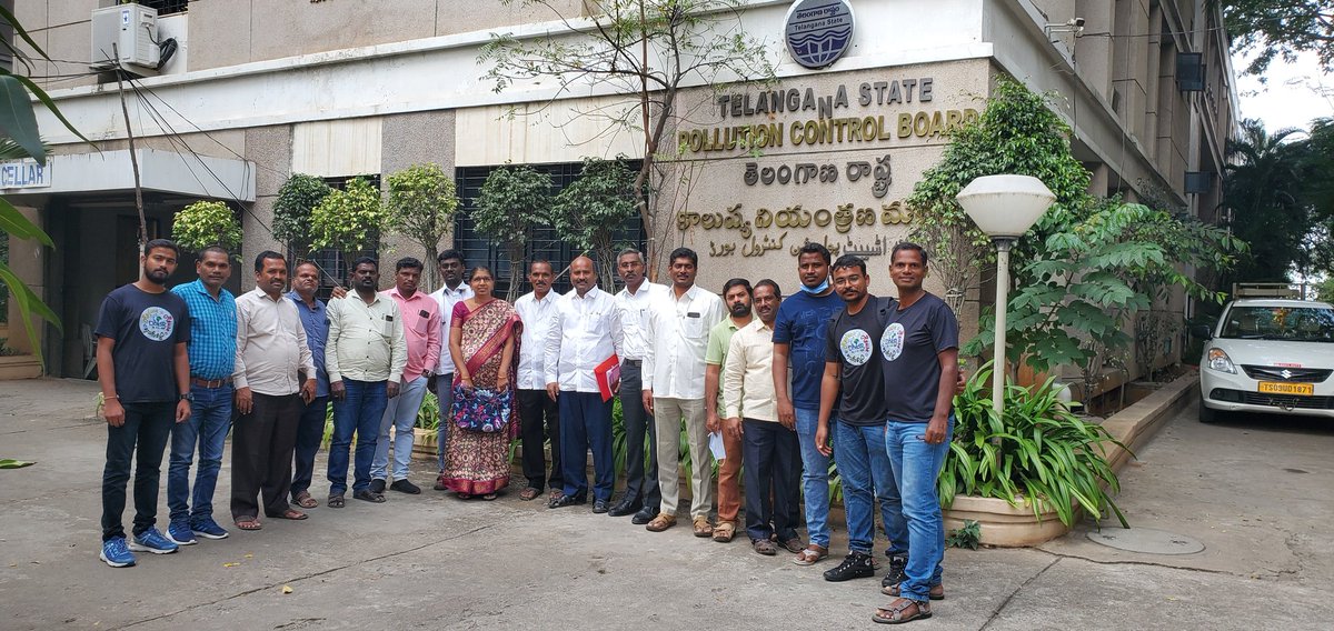 Dha3r_Ngo's tweet photo. It was great meeting with @TelanganaPCB @TSIICLtd, GHMC officials, @D_SudheerReddy, and colony representatives to discuss AutoNagar Chemical smell issue.
#SaveVanasthali #CantBreathe
#Hyderabad #Pollution #SaveLives #SaveDeers
Key points discussed/resolved: https://t.co/X2Rt48nnmd