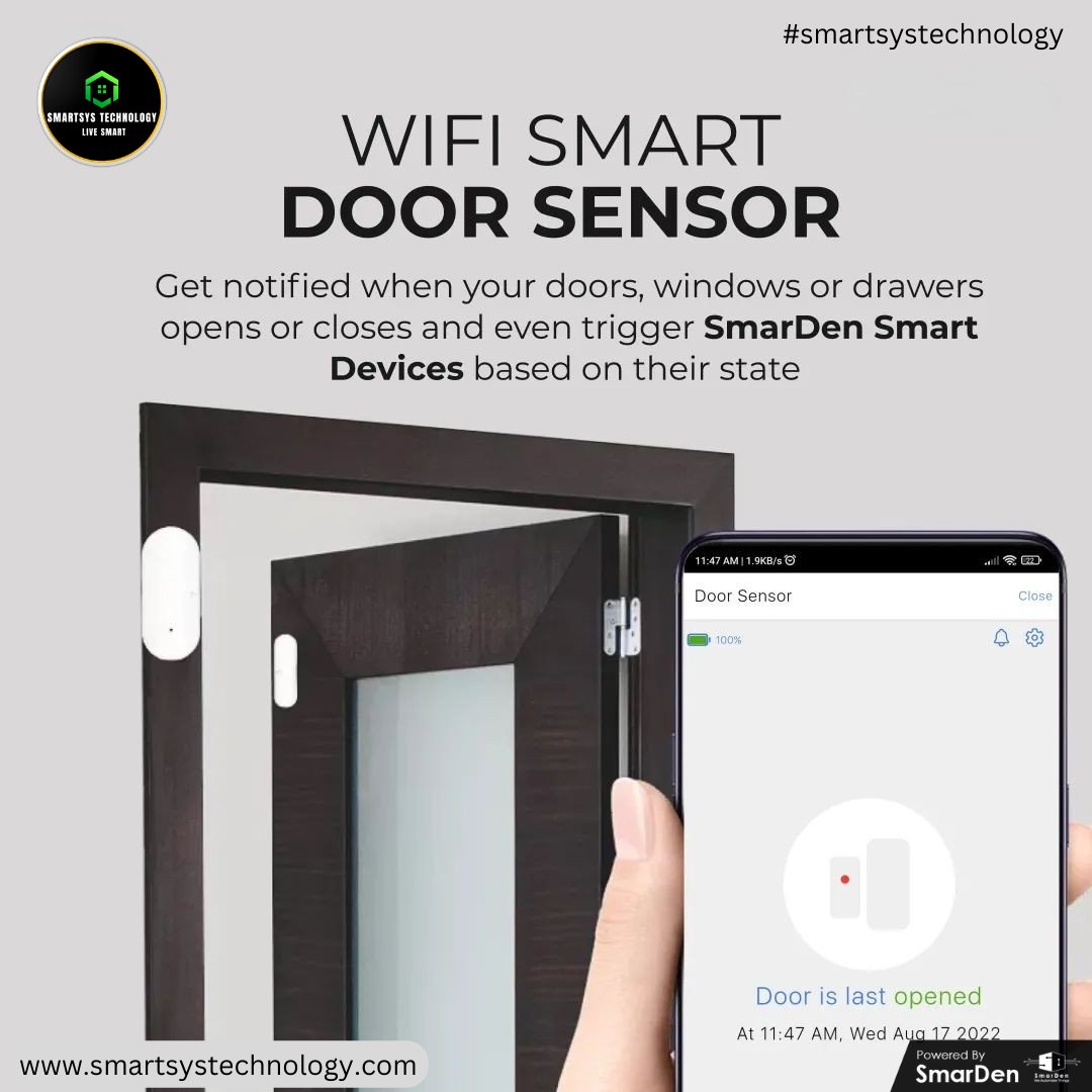 smartsystech_'s tweet photo. What if we make your doors smart on a budget?
Open the door and get all those lights turned on like a magic🥺

Want a demo?
Contact us at https://t.co/I8iuQ5yCDD or DM us !!

#doorsensor #motiondetection #smartsensors #smarthomes #homeautomation #smartsystechnology #guwahati https://t.co/9AQP65S2Y0