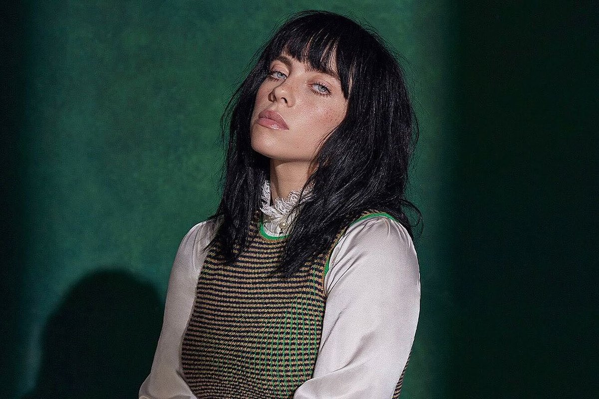 PopBase's tweet photo. Happy 21st birthday to the talented Billie Eilish. 

With two albums, the 7x Grammy-winning star and Academy Winner has made an undeniable impact. She is the youngest person in history to win all four main Grammy categories and one of this generation’s most influential artists. https://t.co/iUkdlsDJN9