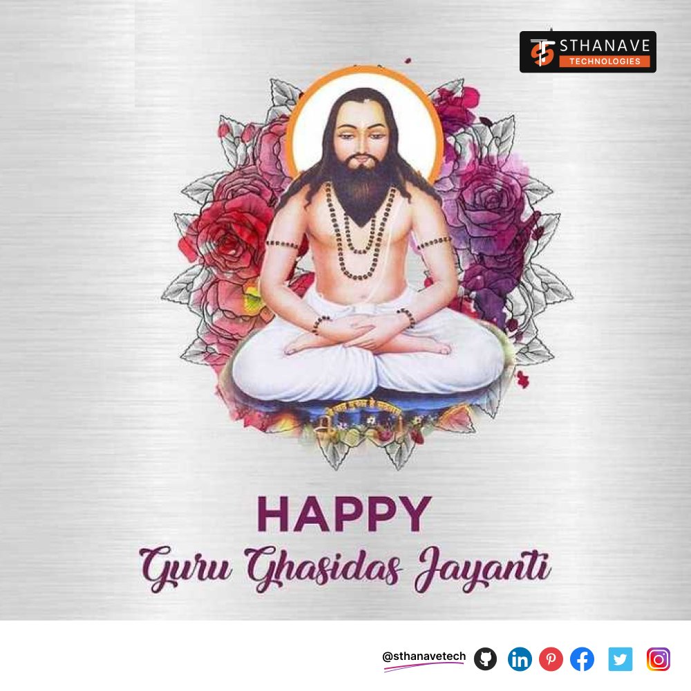 SthanaveTech's tweet image. #SthanaveTechnologies #webdevelopment #Mobileapplicationdevelopment
#Guru_Ghasidas_Jayanti 💐💐