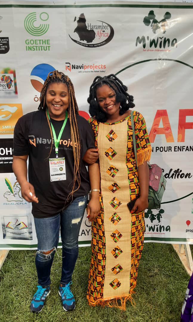 allaboutcongo's tweet photo. Quelques images du #salafey à Yaoundé au Cameroun. C’est ce dimanche que va se clôturer ce salon du livre africain pour enfants de Yaoundé. #okapi #bonobo #enfants #litterature https://t.co/DSdBMF1Xjy