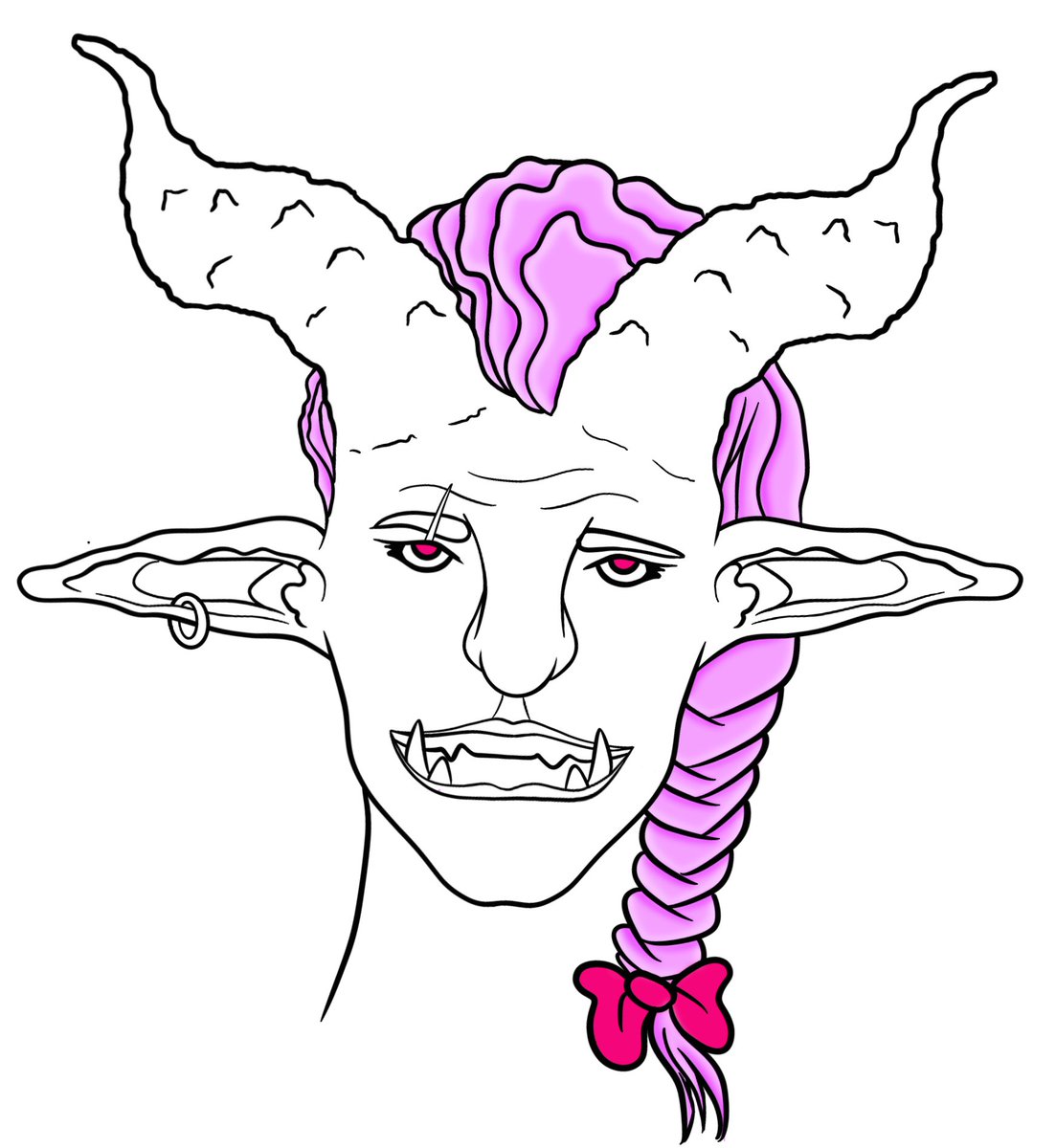 PinkFohawk tweet picture