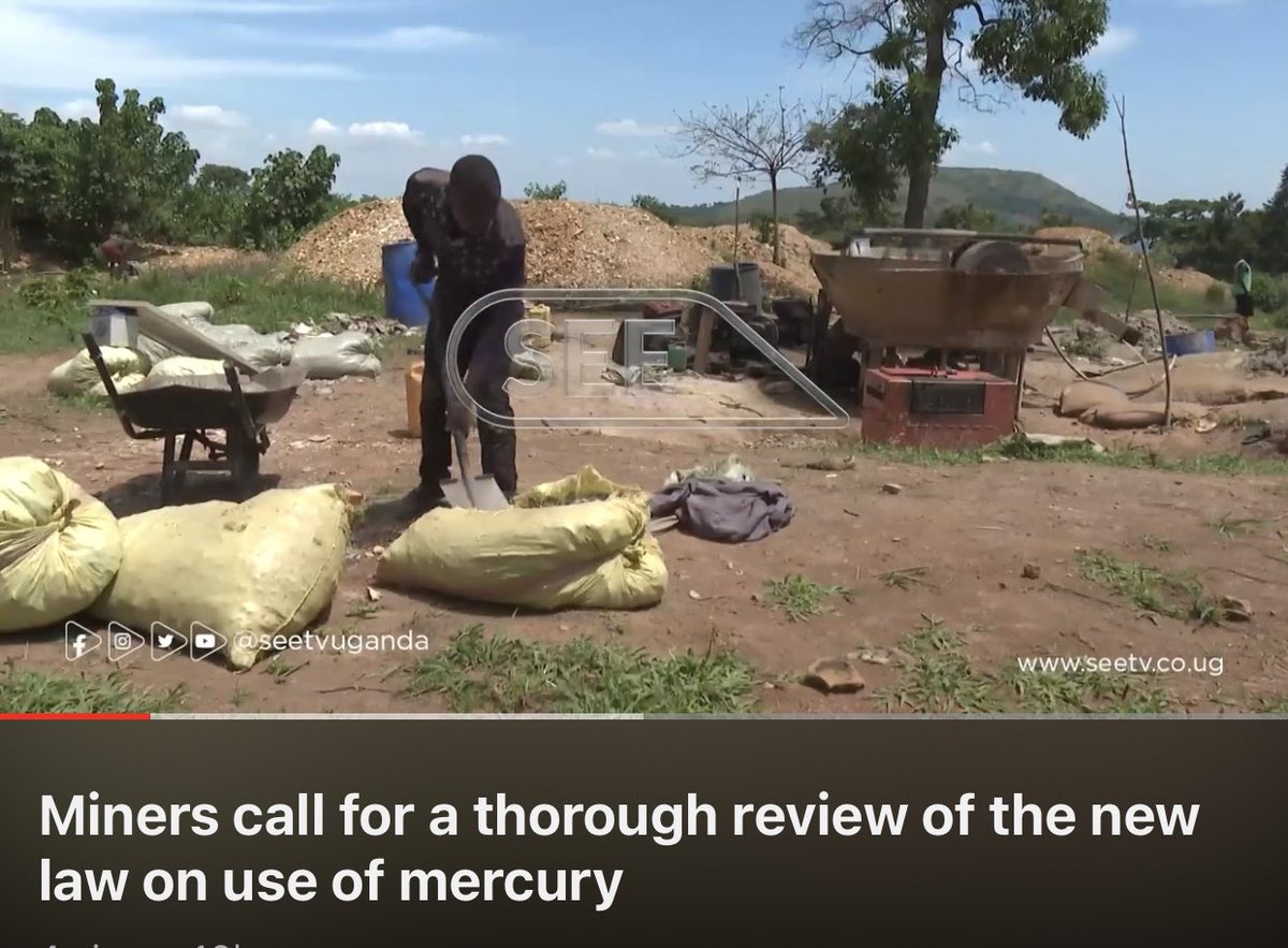 PLEXII_UG's tweet photo. Miners call for a thorough review of the new law on use of mercury https://t.co/oI0MGtjJRf via @YouTube https://t.co/1ei3mtlhWY