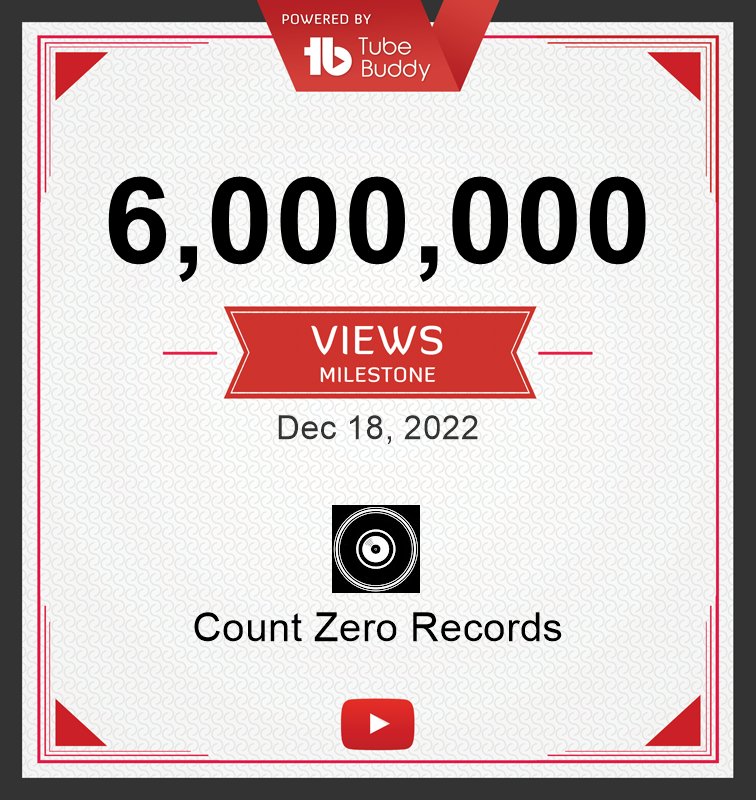 CountRecords's tweet photo. Our Youtube channel reached the 6,000,000 Views Milestone! https://t.co/3tNMetHy5l