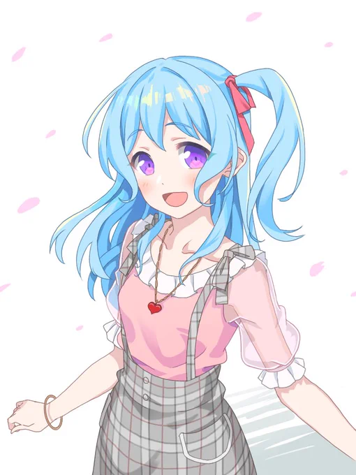 #同じキャラで自分の成長を見せつけたい←2022年4月  2022年9月→頭身が上がったのと、明暗差を意識できるようになりました 