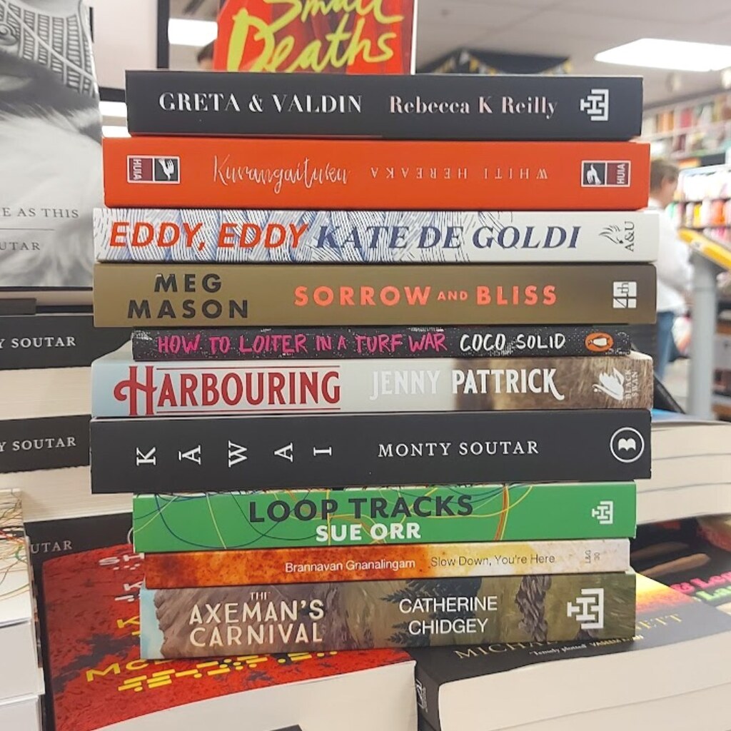 Our Aotearoa bestsellers for 2022! What a strong year it was for NZ Fiction 😁

Greta &amp; Valdin - <a href="/edeka/">Edith Karlow</a>.k.reilly 
Kurangaituku - @whereaka 
Eddy, Eddy - Kate De Goldi 
Sorrow and Bliss - Meg Mason 
How To Loiter in a Turf War - @kuini.qontrol 
Harbour… instagr.am/p/CmS_jKdJ_4V/