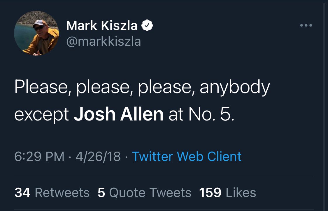GoRamsGo's tweet photo. Just so no one ever forgets....

Mr. Draft Expert, @markkiszla at your service. https://t.co/m4YBwbh5MW