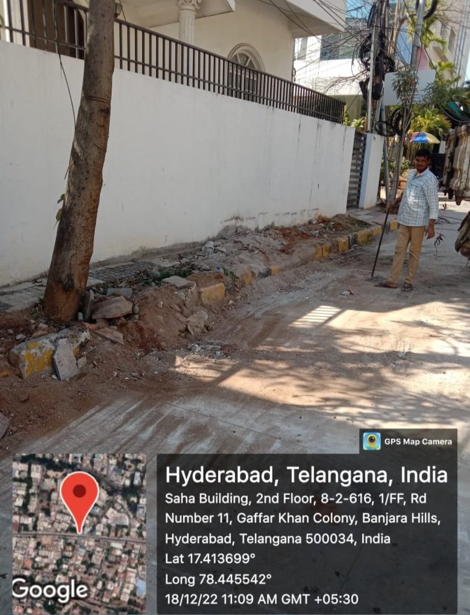 DeputyEE's tweet photo. @djbharatraj @GHMCOnline @CommissionrGHMC @KTRTRS Sir, complaint attended. https://t.co/7heKH9Fv47