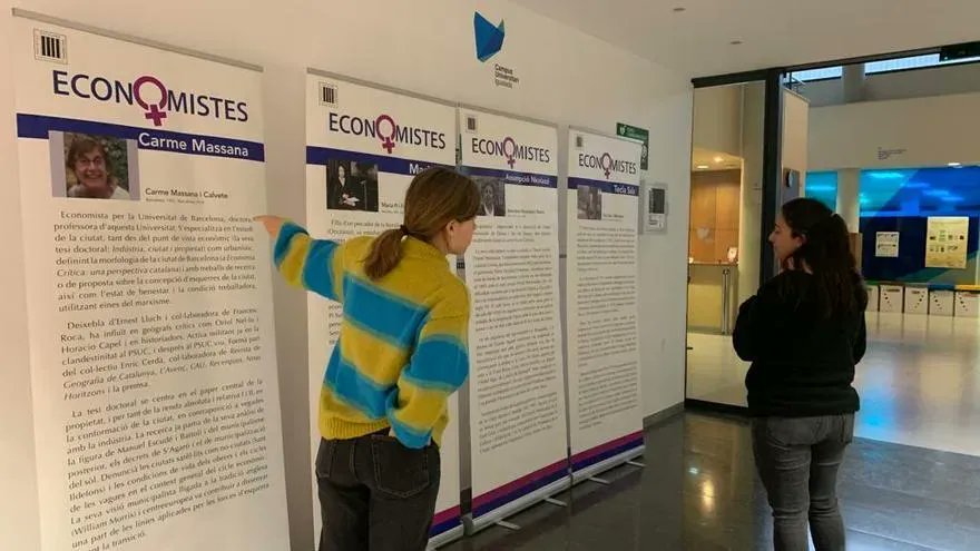SCE_IEC's tweet photo. El @campusigualada acull l’exposició #DonesEconomistes, impulsada pel @economistescat i la @SCE_IEC de la @iec. En parla el diari @diariRegio7 👇
https://t.co/k9pMA9CGMd https://t.co/ACb8dzbleq