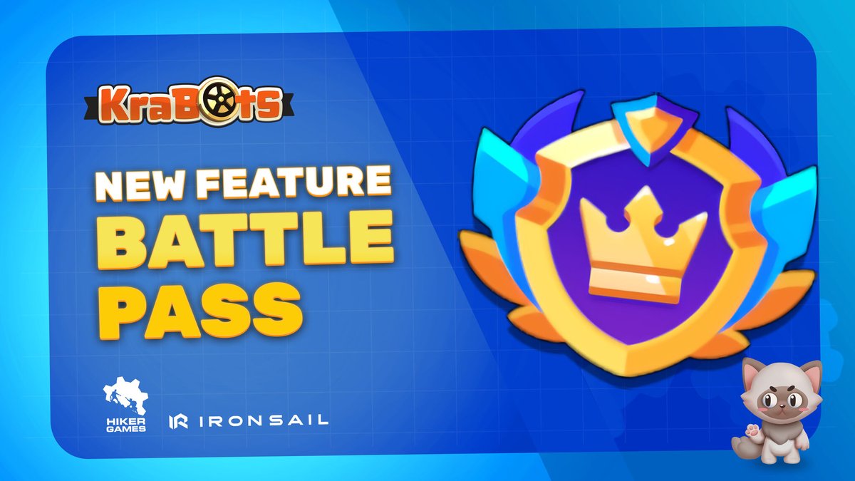 Krabots's tweet photo. 🔥Upcoming in the update: Battle Pass🔥
The Battle Pass has several Levels of content for you to progress through and earn Battle Point💯. Read more: https://t.co/REwQfkHj66
#Krabots #Hikergames #Whydah #Ironsail #GameFi #Metaverse https://t.co/2CsuHttagq