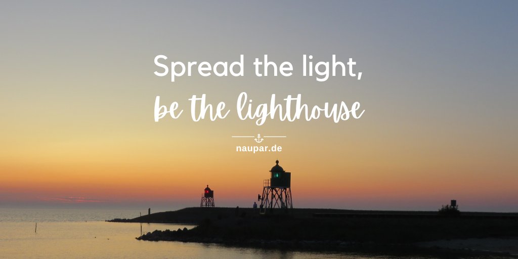 Jeder kann ein Licht gebrauchen ✨

#sundayquote #leuchtturm