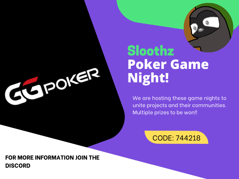 SloothzNFT's tweet photo. -19th December 7:00 am EST-

Free entry!!
Multiple prizes to be won!!!

Registration is open, be sure to join the discord previous to the start of the tournament...

@S_R_P_C #SLOOTHARMY #TheTree #NFT https://t.co/0xYWl6AWkz