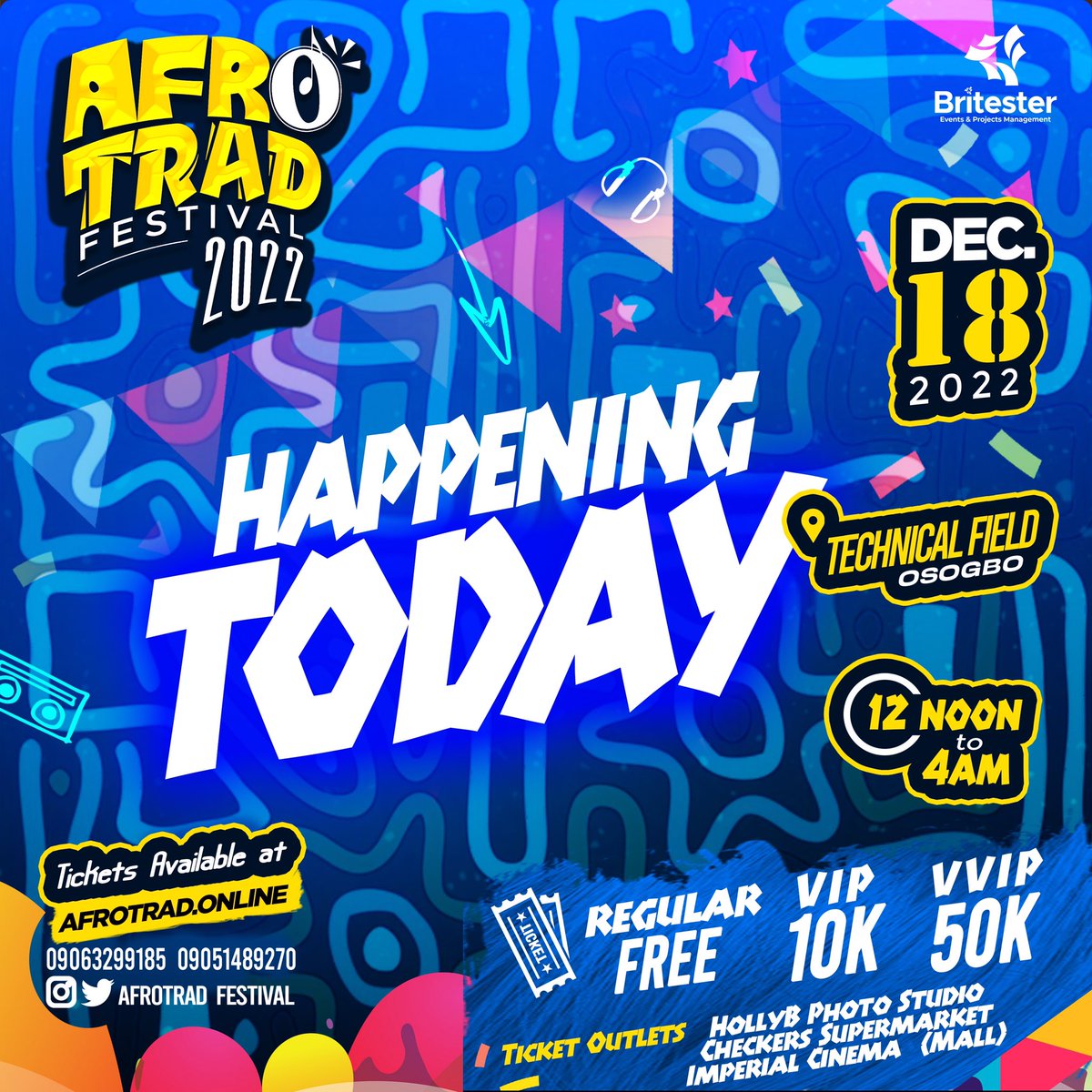 _Afrotradfest's tweet photo. ✨💙 AFROTRAD FESTIVAL 2022 🎉TODAY : 12pm-4am : Come have Fun at the Biggest Fest in the Southwest :: FREE ENTRY : Featuring: AfroBeat/Traditional Music, Carnival, Cultural Troupe, Exhibitions, Childrens Corner, Games, Horse Ride &amp; more #afrotradfestival2022 #afrotradfestival22 https://t.co/laVAipZgbh