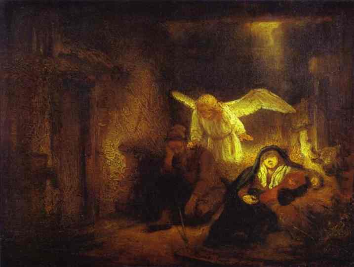 «Quando si destò dal sonno, Giuseppe
prese con sé la sua sposa».

Giuseppe si raccoglie, dubita: può immaginare l'infedeltà di Maria o il prodigio.
Sta attraversando la notte densa di ombre, ma anche di sogni.
Ascolta il suo cuore e sceglie l'incontro.

#BuonaDomenica

Rembrandt