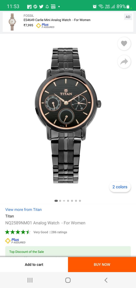 shivamkumar48's tweet photo. @Flipkart is desperate now to rob its customers . They have sent wrong product in box after charging a higher amount. Sent me watch worth 2600 after charging 3700. And worst is @flipkartsupport who just rejected my request even after sending all proofs. https://t.co/P7IlMxvsUc