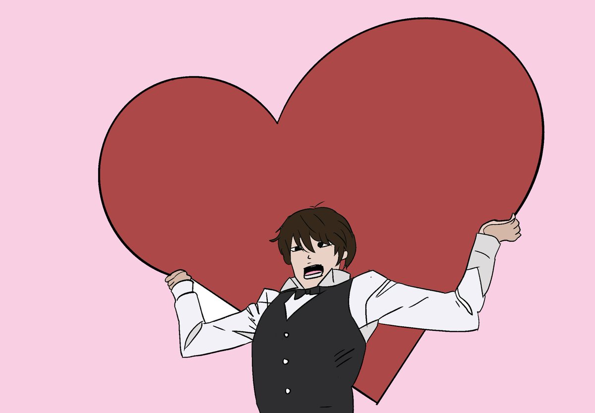 hellopagkain's tweet photo. To: Mewtwo

Ang sabi nga ni Mareng Wendy, "I only have love for you. I only have LOVE. FOR. YOU." Kaya ibibigay ko sa'yo ang aking love. Naka butler suit yan kasi ako ang iyong alalay for the week. 

drawing reference: anime na hindi ko alam basta

From,
Your Secret Santa https://t.co/xDwoiTJ1QT