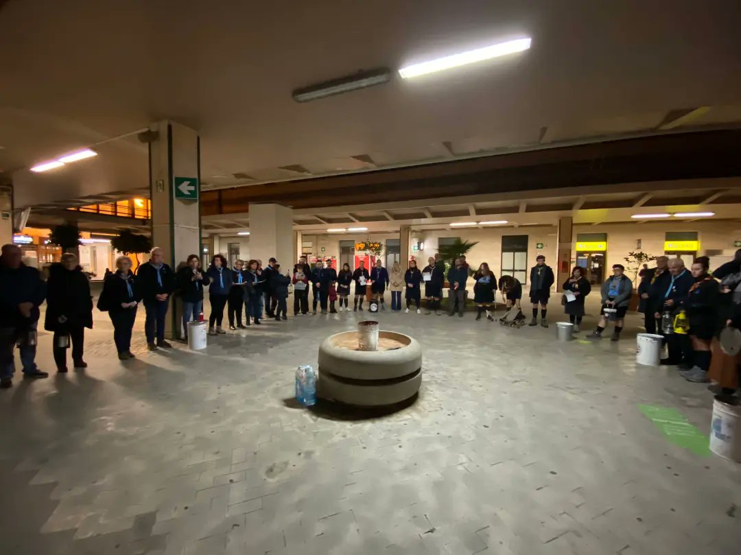 Staffette arrivate in tarda serata a Lecce, Palermo, e Ventimiglia.

#LuceDellaPace