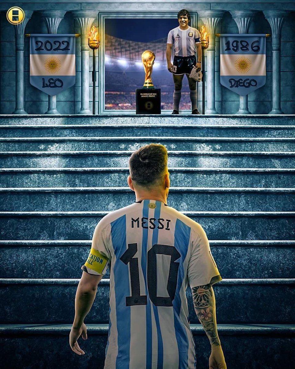 Ugaman01's tweet photo. Can Messi do it? #QatarWorldCup #ArgentinaVsFrance https://t.co/5IrkAtrYTD