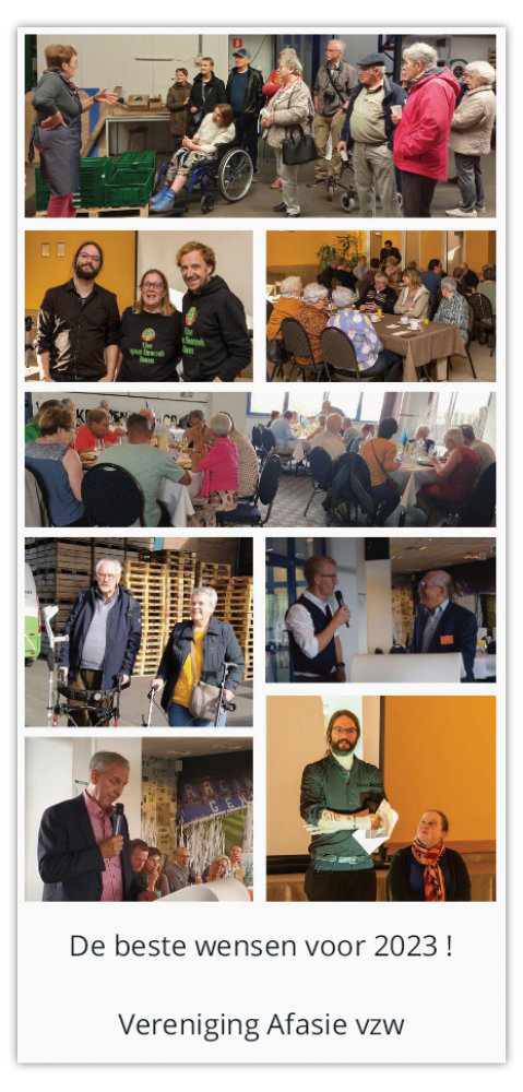 afasieBE's tweet photo. De beste wensen voor 2023!
De taal van geluk begrijpt iedereen
Fijne, onbezorgde feesten.
​Een liefdevolle kerstperiode.
Een hoopvol en voorspoedig Nieuwjaar. https://t.co/GcuQv40pO0