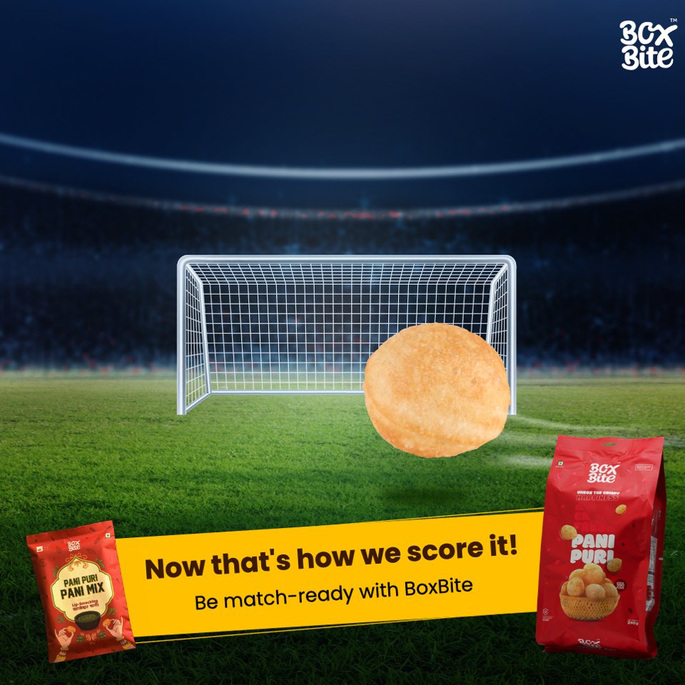 BoxbiteOfficial's tweet photo. Our goal is sorted, is yours?

We're match-ready with BoxBite, get our Pani-puri Pack and Lip-smacking Pani-puri Mix and be sorted for today's final ;)

.
.

#Fifa2022 #FifaFinal #ArgentinaVsFrance #BoxBite #Topical #TopicalSpot https://t.co/GnB2PBWOhu