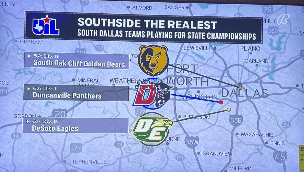 All high school football 🏈 talk must come through Dallas first‼️ Trifecta 🏆🏆🏆 #SOC #Desoto #duncanville #3StateChamps #ironsharpensiron #3blackheadcoaches #txhsfb #Dallas