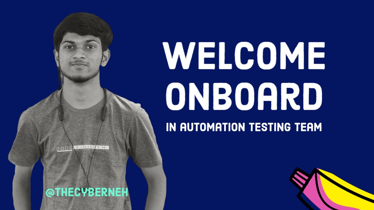 Stabeltech's tweet photo. Welcome @thecyberneh to the team. It's way exciting for our whole team to work with great talents like you. 

cc. @NSuhrad @AkhouriUdit https://t.co/xr26iGO8iM