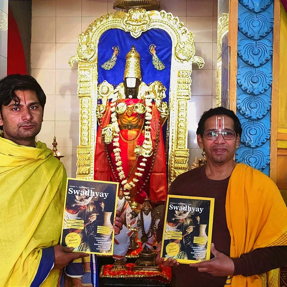 sthaapna's tweet photo. Team Sthaapna is elated to announce the successful launch of its magazine 'Swadhyay'. In frame is the auspicious unveiling ceremony that marked as a motivation for young minds to gain knowledge. https://t.co/o6CbTaHP7I