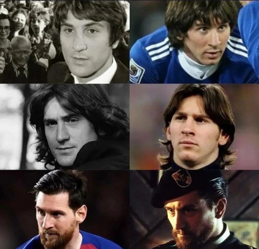 El joven Robert de Niro vs Leo Messi.