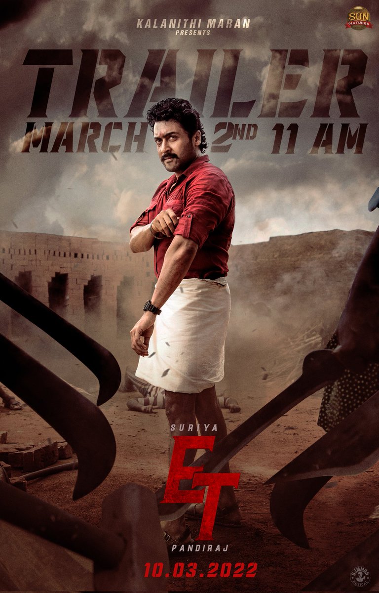 rameshlaus's tweet photo. #2022TNBoxOfficeRewind Highlights

When #SooraraiPottru and #JaiBhim released directly on OTT, some doubted @Suriya_offl 's BO Creditantials..

He silenced his critics with #ET and his cameo as Rolex in #Vikram 

He has an exciting line-up in 2023.. https://t.co/tMmrh1J7yK