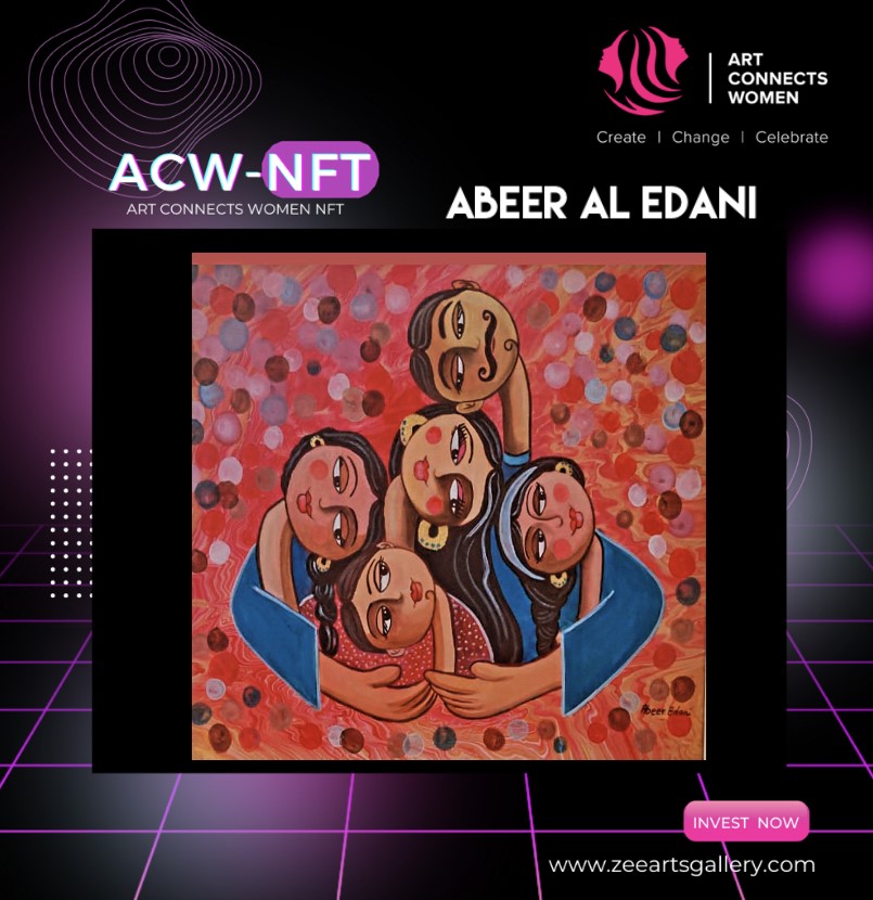 ZeeArtsGallery's tweet photo. Check out Abeer Al Edani on ACW-NFT
Visit our website to invest in her NFT: https://t.co/bQjwJiQRYZ
#NFT #ACW #Femalecreator #DubaiNFT #NFTCommunity #FemaleArtist #ArtConnectsWomen #ACWNFT https://t.co/aYOYSmB9a8