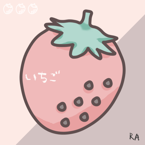 reycodot's tweet photo. イラレ練習で描いたいちごをカスタムシェイプにしてみた
#今日のイラスト
#イラレ練習
#自作シェイプ
#いちご https://t.co/lyMOtu04sa