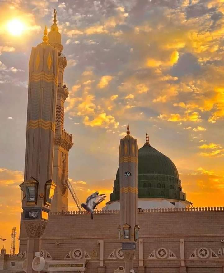 _dayaar_e_ishq_'s tweet photo. سیدالمرسلین، خاتم النبین، شفیع المذنبین، رحمت اللعالمین،  نبی الحرمین، امام القبلتين ﷺ
پر کروڑوں درود و سلام!
صلی اللہ علیہ وآلہ واصحابہ وبارک وسلم 💚 https://t.co/3lE8Gp5G4g