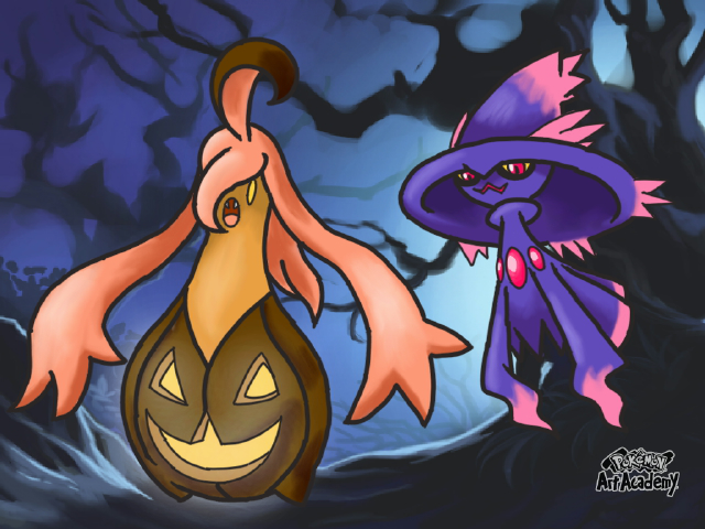 Pokemon Art Academy: F. P. 8: Shiny Mega Gengar by LordoftheFuzzys