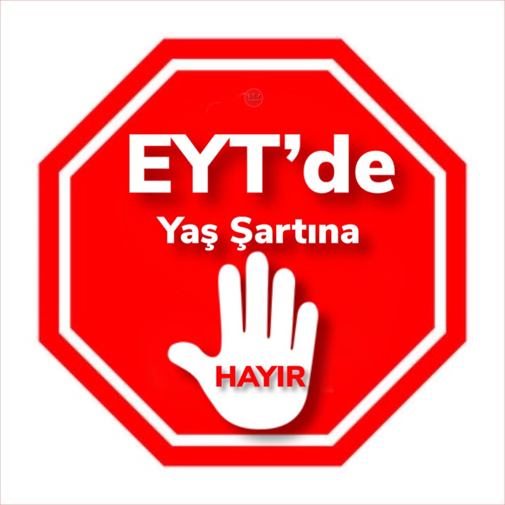 #EYTdeYAŞAhayır
Emeklerimizin ve hakkimizin karşılığı için yaşa HAYIR diyoruz  #pazar #AralıkSonuŞartsızEYT #EmeklilikteMaaşaTakılanlar