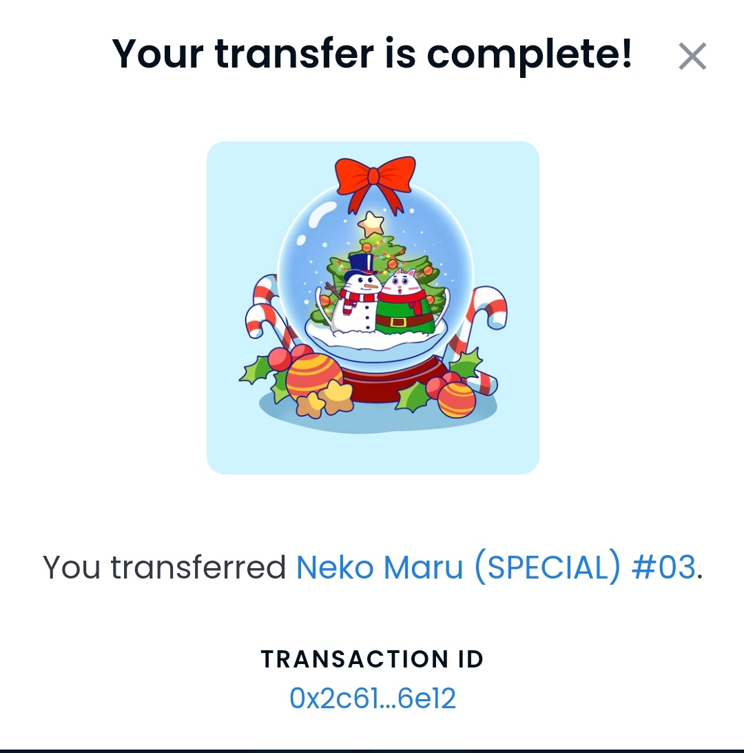 Your item sold 😭 Neko Maru #224 Special collab with <a href="/greenisginger/">Green Ginger | 🟢🫚📌</a> has been sold today. Once again a big support and thanks to <a href="/torisan_w8/">SWAN🦢</a> for adopting one of my cute neko💪🥰😭

Go follow Her and check their out collection ❤️❤️
opensea.io/0x7d8e7c490db8…

#NFTCommunity #NFTs